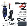 JOVANT Handheld Electric Chainsaw Sharpener with 110V to 12V Outlet Power Adapter