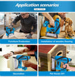 Application scenarios Type : PTJ-010 Furniture Production lnstallation of wooden flooring Decoration Pet House DIY