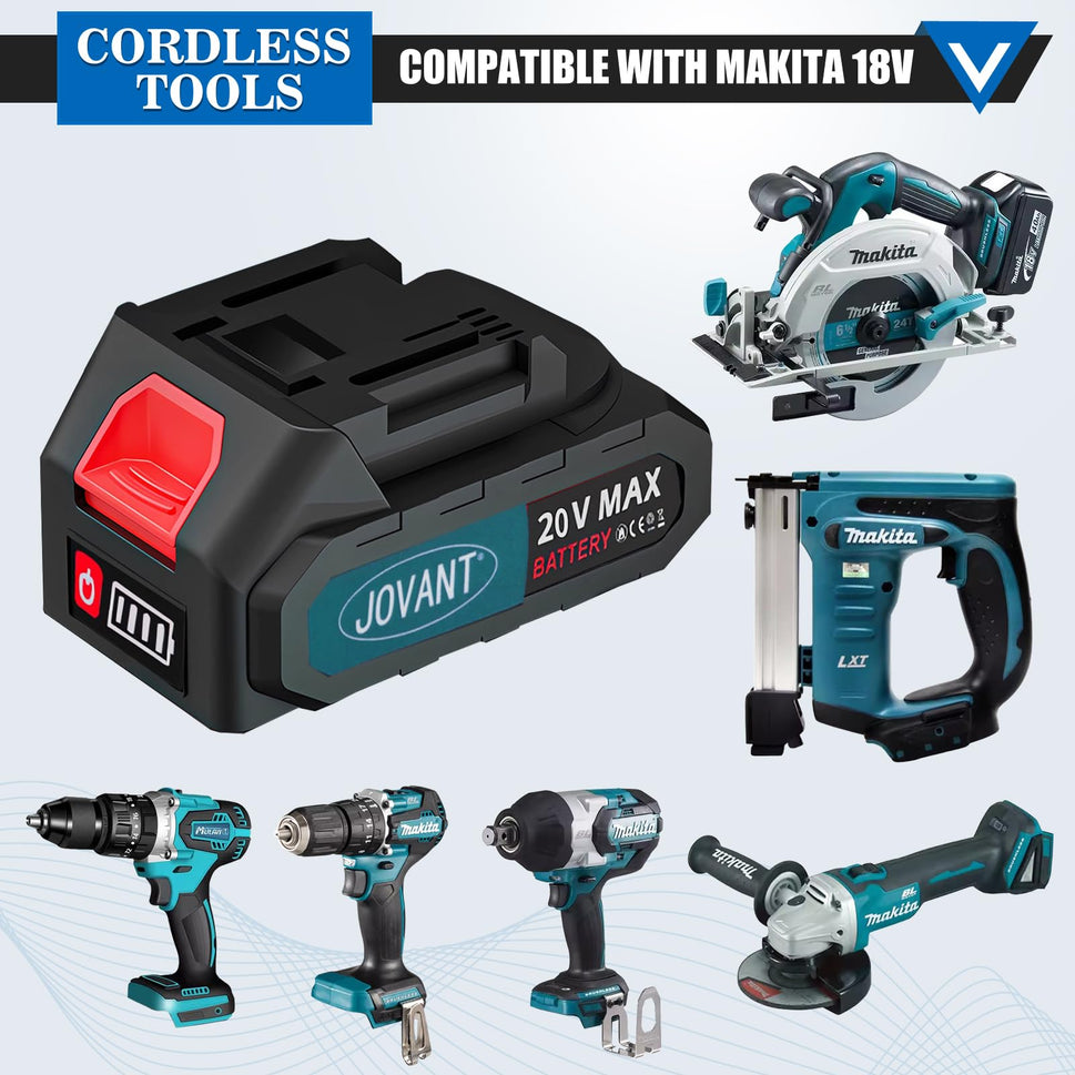 Compatible with Makita 18V Cordless Tools