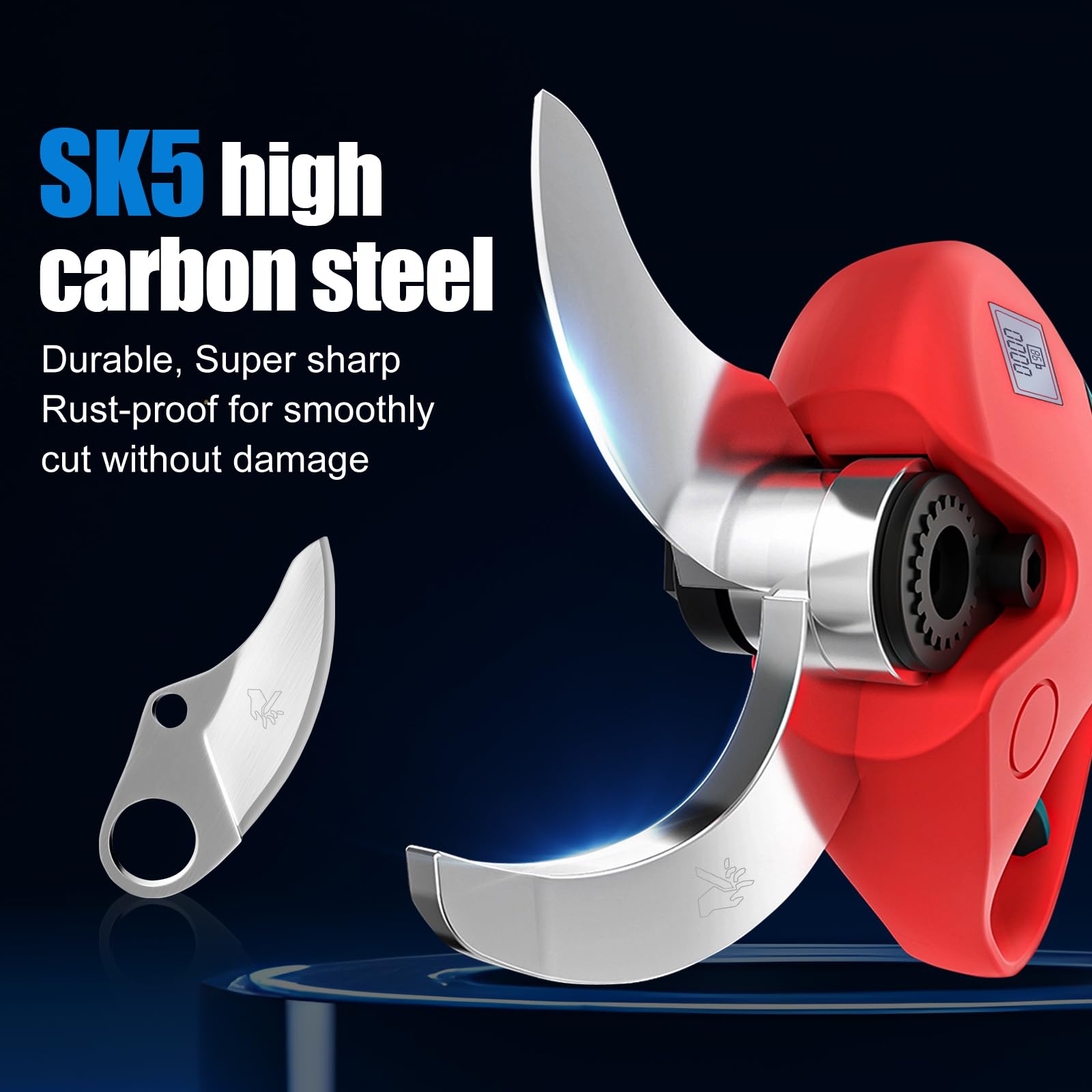 SK5 high carbon steel Durable, Super sharpRust-proof for smoothly cut without damage