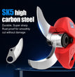 SK5 highcarbon steel, Durable, Super sharp, Rust-proof for smoothly cut without damage