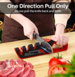 One Direction Pull onlyDo not pull the knife back and forth