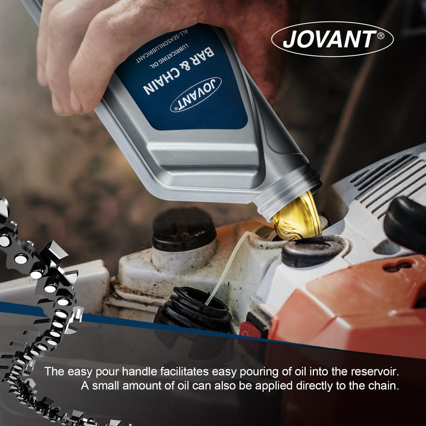 Aceite JOVANT para barras y cadenas para lubricación de motosierras