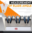 JOVANT Aiguiseur de couteaux électrique avec fonction de guidage d'angle (15°)