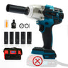 JOVANT cordless impact wrench set, 20V brushless impact gun with storage bag, CR-MO sockets and 1/2" to 3/8" adapter, battery sold separately