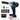 JOVANT cordless impact wrench set, 20V brushless impact gun with storage bag, CR-MO sockets and 1/2" to 3/8" adapter, battery sold separately