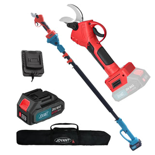 2-in-1 Electric Pruning Shears Cordless with Pole