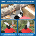 2-in-1 Cordless Pole Pruning Shears,Electric Pruning Shears with Pole