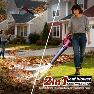 2 in 1 Pole Leaf Blower&Leaf Blower, meets diverse usage requirements across various scenarios and heights.