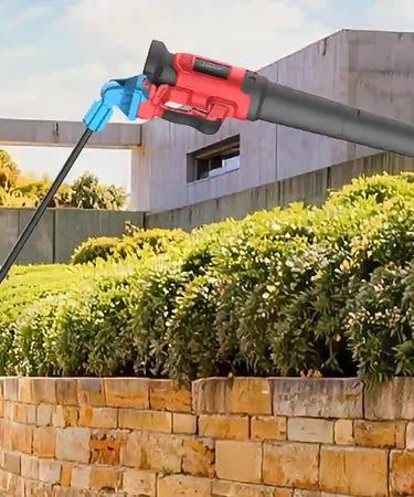 The JOVANT Leaf Blower cordless utilizes advanced turbo technology and a brushless motor design to maximize leaf clearing performance.  It delivers an impressive airflow of up to 615 CFM/160 MPH, ensuring that this cordless leaf blower can effortlessly clear large volumes of leaves and debris.  Enhance cleaning efficiency and save valuable time with its powerful performance.
