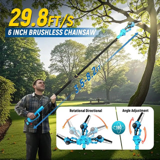 6inch mini chainsaw for wood cutting in the garden
