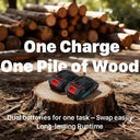 lightweight 6 inch mini chainsaw for precise ground-level trimming