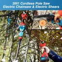 JOVANT 20V 4000mAH battery can be adapted to both electric pruner and 6inch mini cordless chainsaw.