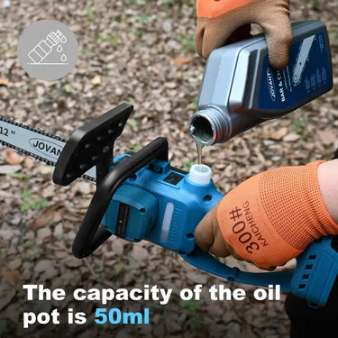 2-in-1 Cordless pole saw and 12inch chainsaw