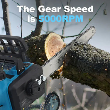 JOVANT Telescoping cordless Pole Saw is equipped with 2-20V-4000Mah batteries