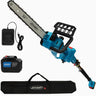 2-IN-1 Cordless 12 Inch Pole saw & Mini Chainsaw, 1* Max 20V 6Ah Battery, 15ft Max Reach, Electric Pole Saws for Tree Trimming, Branch Cutting