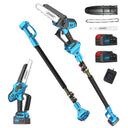Electric Pole Saw and Branch cutter Battery Powered,15-Foot Reach for Tree Trimming 